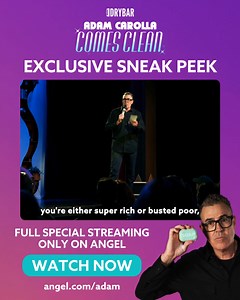 10K reactions · 99 shares |  Adam Carolla LIVE & Unfiltered! (okay, maybe a little filtered)! Watch his Dry Bar Comedy special NOW, exclusively on Angel!  | Adam Carolla | Facebook