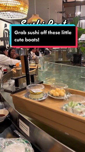 Fun and Delicious Sushi Boat Experience