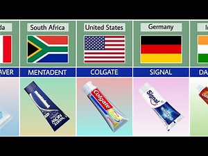 Toothpaste Brands From Different Countries