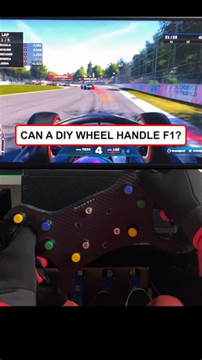 POV Sim Racing with My DIY Force Feedback Wheel