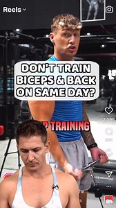 Telling people their biceps are not growing because they train them on back day is a new low to sell online training. Fitness really isn't this complicated my guy. EAT SLEEP LIFT SOME HEAVY ASS WEIGHTS = GROWTH ✅ Try my programs, THEY WORK! - https://muscularstrength.com/program/5-Day-Bodybuilding-Split | Scott Herman