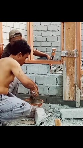 481K views · 1.8K reactions | Training a helper installing block under wooden window frame | Andris Brick Art | Facebook