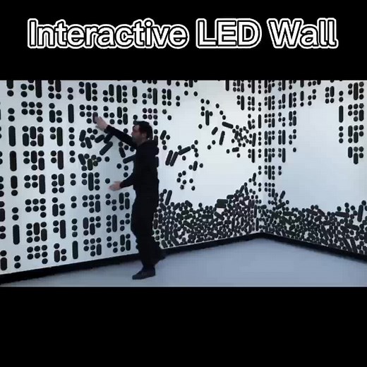 Interactive LED Video Wall.#game #interactive #leddisplay #leddisplayfactory #sryled #ledwall