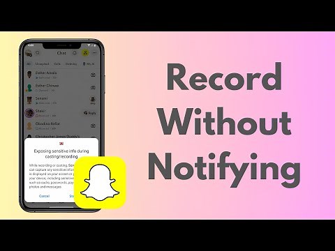 How To Screen Record On Snapchat Without Them Knowing