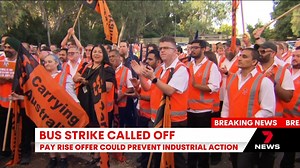 BREAKING: Bus drivers will no longer strike when school goes back as threatened, after a major breakthrough in a long-running pay dispute. 7NEWS Adelaide at 6pm | www.7NEWS.com.au #7NEWS | 7NEWS Adelaide