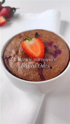 2 minute microwave baked oats