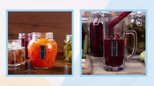 Cabilock 8pcs Stick On Thermometer Strip, Horizontal Thermometer Stickers Adhesive Thermometer Strip Digital Temperature Display for Fermenting Brewing Wine Beer