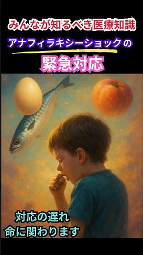 アナフィラキシーショックの緊急対応命を救うために‼👶子どもだけでなく、大人も要注意。🧠#アナフィラキシーショック #アレルギー #アレルギー症状 # #看護師 #医療 #医師 #医療従事者 #健康