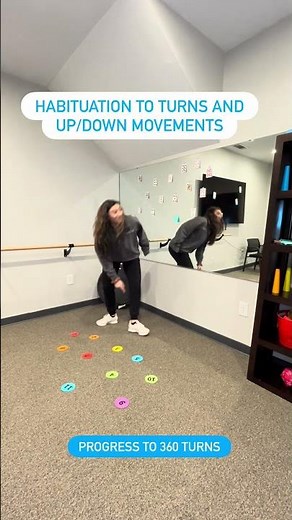 Habituation with bending and turning #vestibularrehab #vestibularrehabilitation #physiotherapy