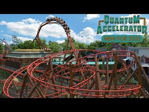Quantum Accelerator - NEW for 2025 - Six Flags New England - POV and off-ride