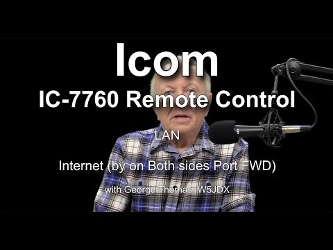 #icom IC-7760 Remote Control Head – Ultimate Remote Shack Experience!