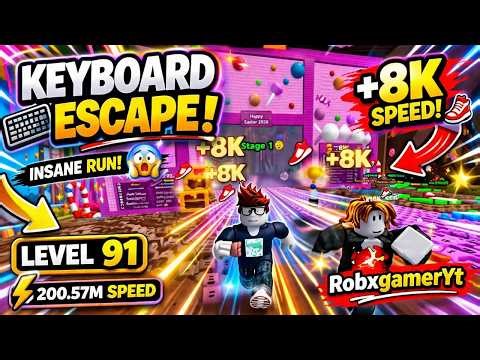 ROBLOX KEYBOARD ESCAPE CHALLENGE GAME DAY 1