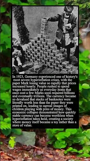 Germany's 1923 Hyperinflation When Money Became Worthless #shorts