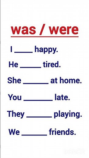 🎯Sentences Was / Were Made Easy | Basic English Grammar