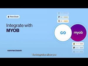 Connecteam | Time Clock | MYOB Payroll Integration