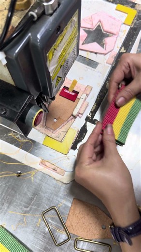 How a Reggae Stripe Guitar Strap Comes Together | AMUMU #amumu #guitar #guitarstrap