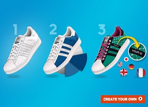 Adidas Schuhe selbst gestalten - mi adidas