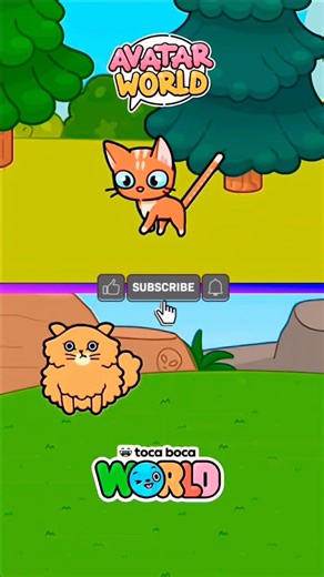 Animals of Avatar world vs Toca boca #avatarworldgame #tocalifeworld #avatarworld #tocaadventure