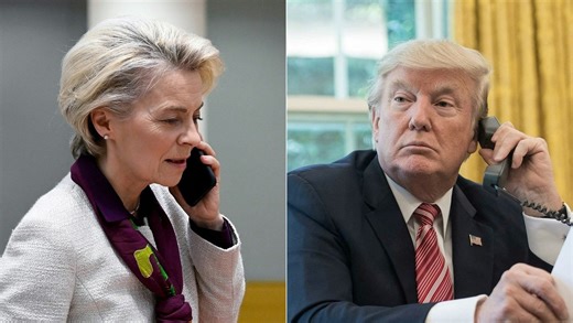 Ursula von der Leyen și Donald Trump au vorbit la telefon despre taxele vamale: „O discuție bună”