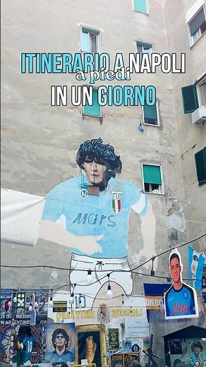 🗺️⚽️ Itinerario a NAPOLI a piedi in un giorno #napoli