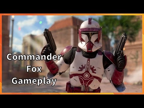 Commander Fox Gameplay Star Wars Battlefront 2