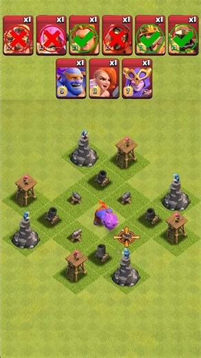 Super Troops vs Level 1 Defenses – Who Wins? 💥 | Clash of Clans