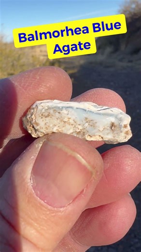 Beautiful Blue Agate Discovered at West Texas Lake #rockhounding #agate #shorts