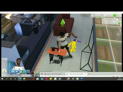 MAQUINA DE COSTURA RETRÔ - MOD - The Sims 4