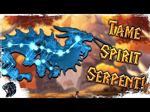 How To Tame The Spirit Serpent Elegon - Hunter Spirit Beast Shadowlands Pre-Patch World of Warcraft