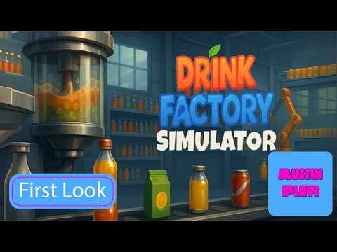 We Built the Perfect Drink Factory! | Drink Factory Simulator Demo