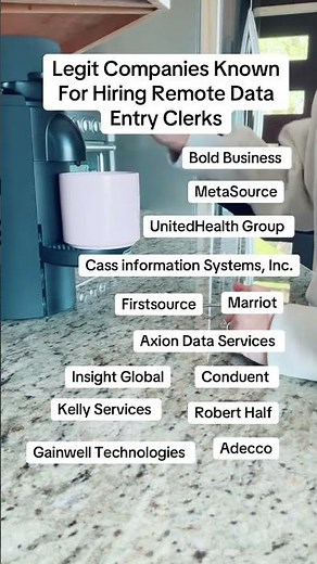 Legit Companies Known for Hiring Remote Data Entry Clerks