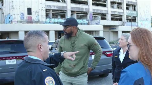 NOPD conducts homeless sweep at Bywater naval base