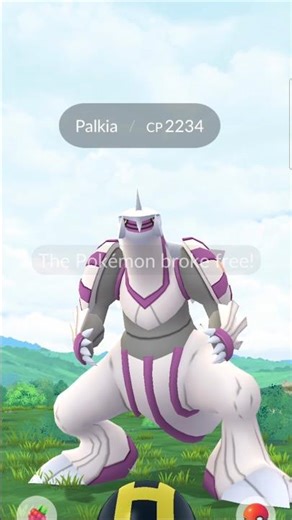 2234cp palkia encounter pokemon go #pokemongo #pokemon