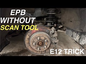 2022 Subaru Legacy Rear Brake Job (No Scan Tool | EPB Manual Rewind)