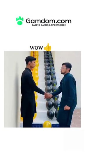 funfunny🤣 on Instagram: "The post shares a viral TikTok-style challenge video where two participants race up parallel foam steps: one pops yellow balloons row by row, the other collects green Pepsi bottles, testing dexterity and speed in a setup that originated as a fun social media trend in late 2025. The bottle collector reaches the top first, but replies accuse him of cheating by grabbing two bottles at once, sparking debates on rules like "one item per step," with no official guidelines but