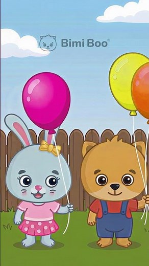 Color Balloons for Kids 🎈🌈 | Learn Colors with Bimi Boo