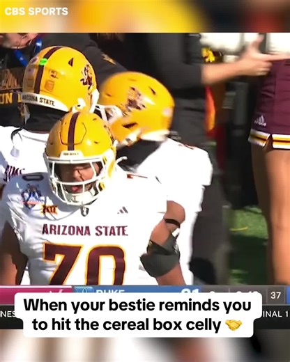 Cereal Box Celebration with Bestie in College Football