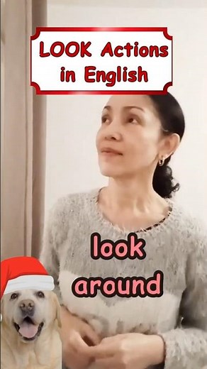 "LOOK" Actions in English. #learnenglish #english #languagelearning#steffienutsenglish #esl