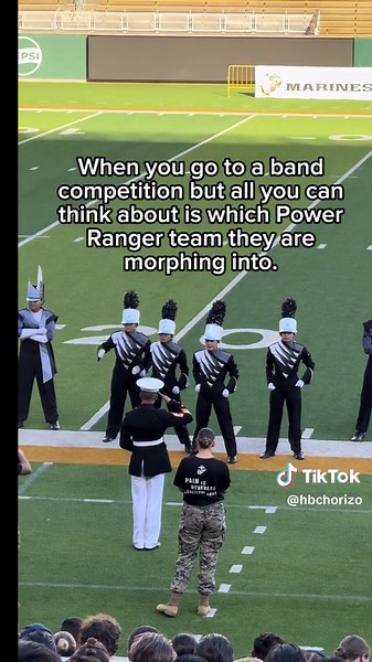 Power Rangers Band Morphing at Competition