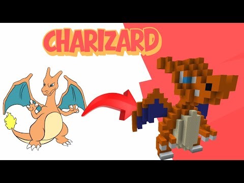 Build AMAZING Charizard in Minecraft