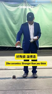151K views · 379 reactions | Kinda harsh, but an impressive quality test for #ceramic products by a Zibo company, #Shandong province. Dropped but still unbroken! | China Daily | Facebook