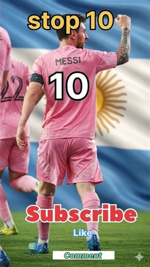 Messi 10 Stop Challenge 😱 Only True Fans Will Win!#shorts