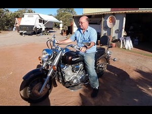 Riding the Yamaha RoadStar 1600 for the first time