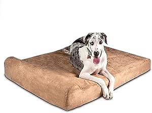 Casper Dog Bed, Plush Memory Foam, Medium, Blue