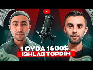 🗓 1 OYDA 1600$ ISHLAB TOPDIM✨ //💻 HOLITECH BU JUDA OSON 😉// 🌎YOUTUBE PODCAST 📺