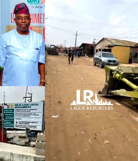 Breaking News: Relief for Residents in Ibeju-Lekki as 800-Metre Lakowe–Losoro Link Road Nears Completion, Olowa Speeds Up Delivery –Lagos Reporters Work on the Lakowe–Losoro Link Road has reached an advanced stage, with the Ibeju-Lekki Local Government intensifying construction efforts to ensure the project is completed and delivered to residents in the shortest possible time. The road project, initiated by the administration of the Executive Chairman, Hon. (Engr.) Abdullahi Sesan Olowa, was int