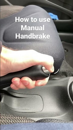 How to use a manual handbrake #Shorts