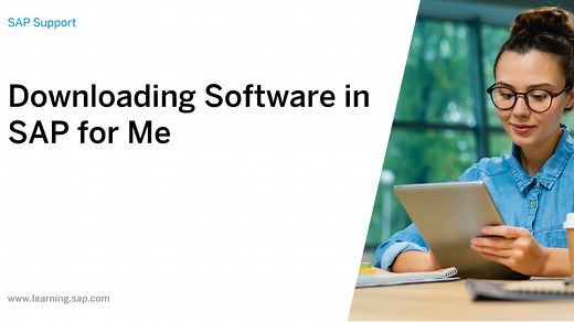 Downloading Software in SAP for Me