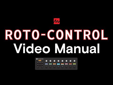 Roto-Control Motorized MIDI Controller Video Manual Melbourne Instruments
