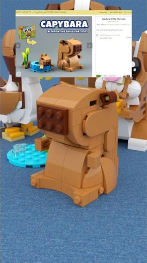 oh great it's a LEGO capybara #lego